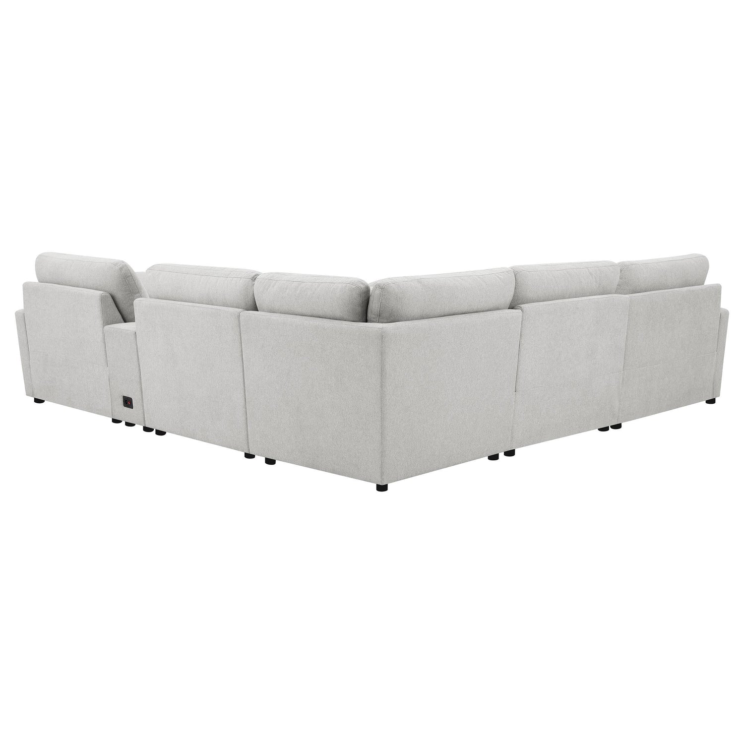 Collins 6-piece Modular Power Reclining Sectional Grey - 609560P-SET