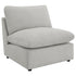 Collins Upholstered Armless Chair Grey - 609560AC