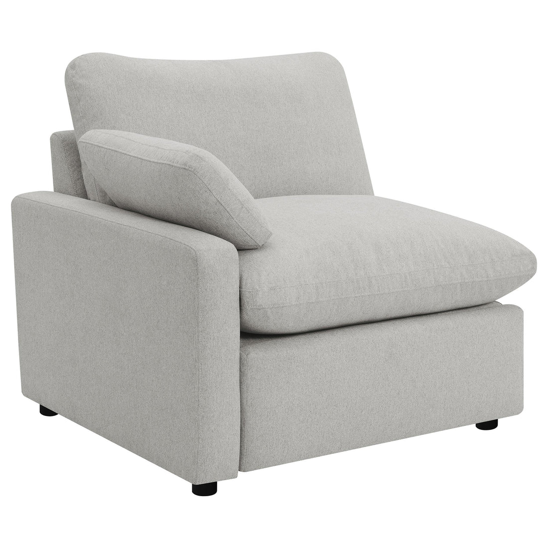 Collins Upholstered LAF Power Recliner Grey - 609560LRP