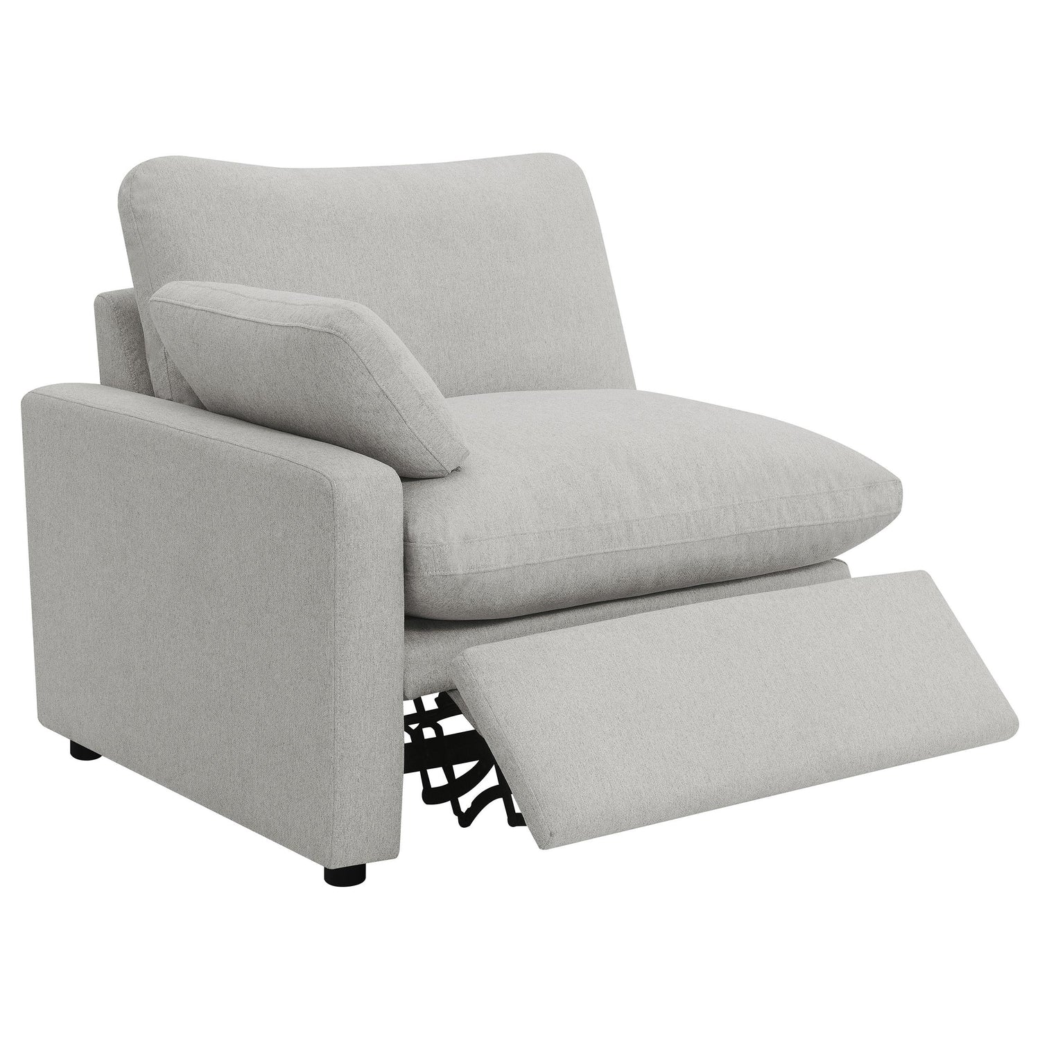 Collins Upholstered LAF Power Recliner Grey - 609560LRP