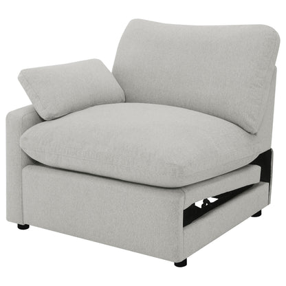 Collins Upholstered LAF Power Recliner Grey - 609560LRP