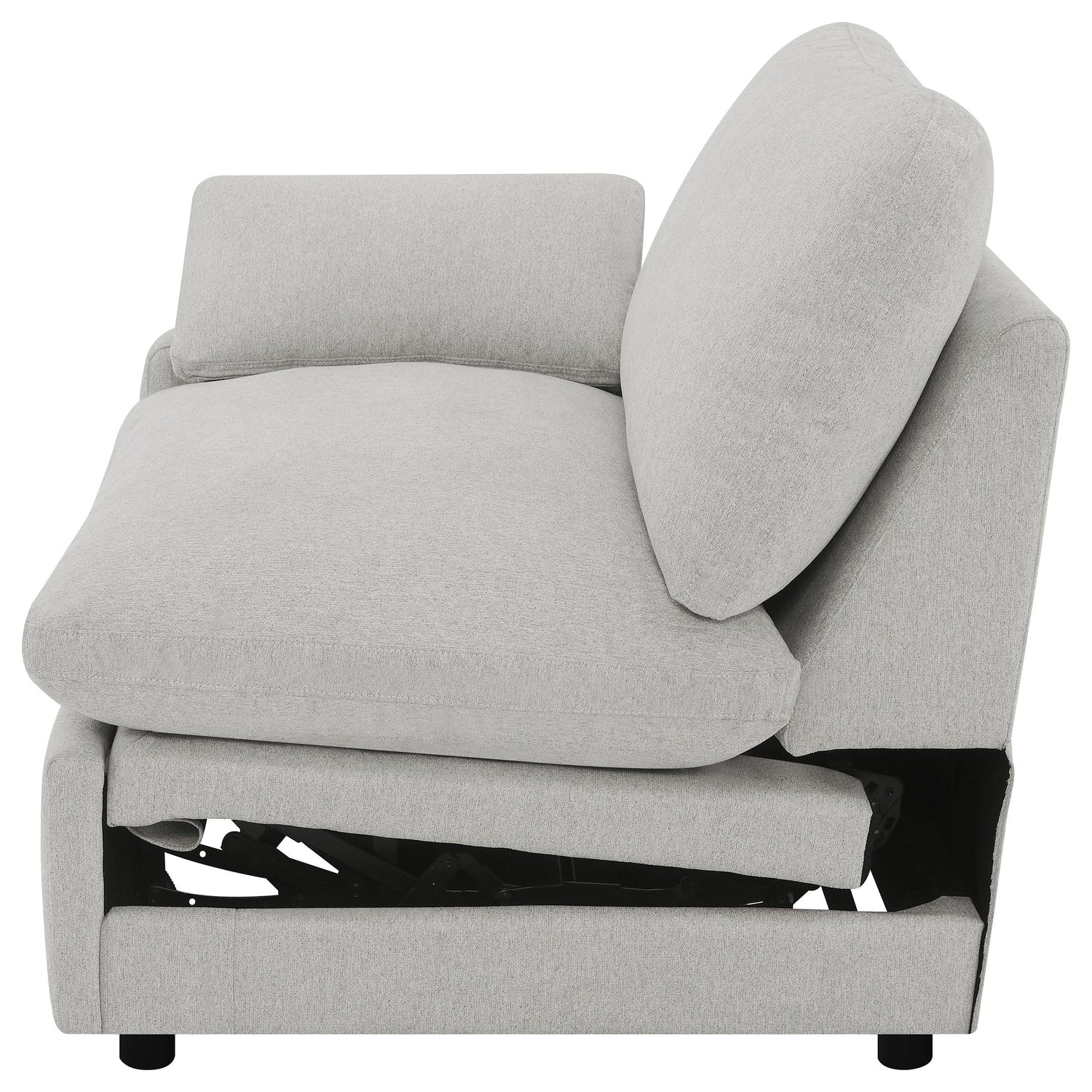 Collins Upholstered LAF Power Recliner Grey - 609560LRP