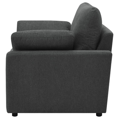 Collins Upholstered Power Recliner Chair Dark Grey - 609533P