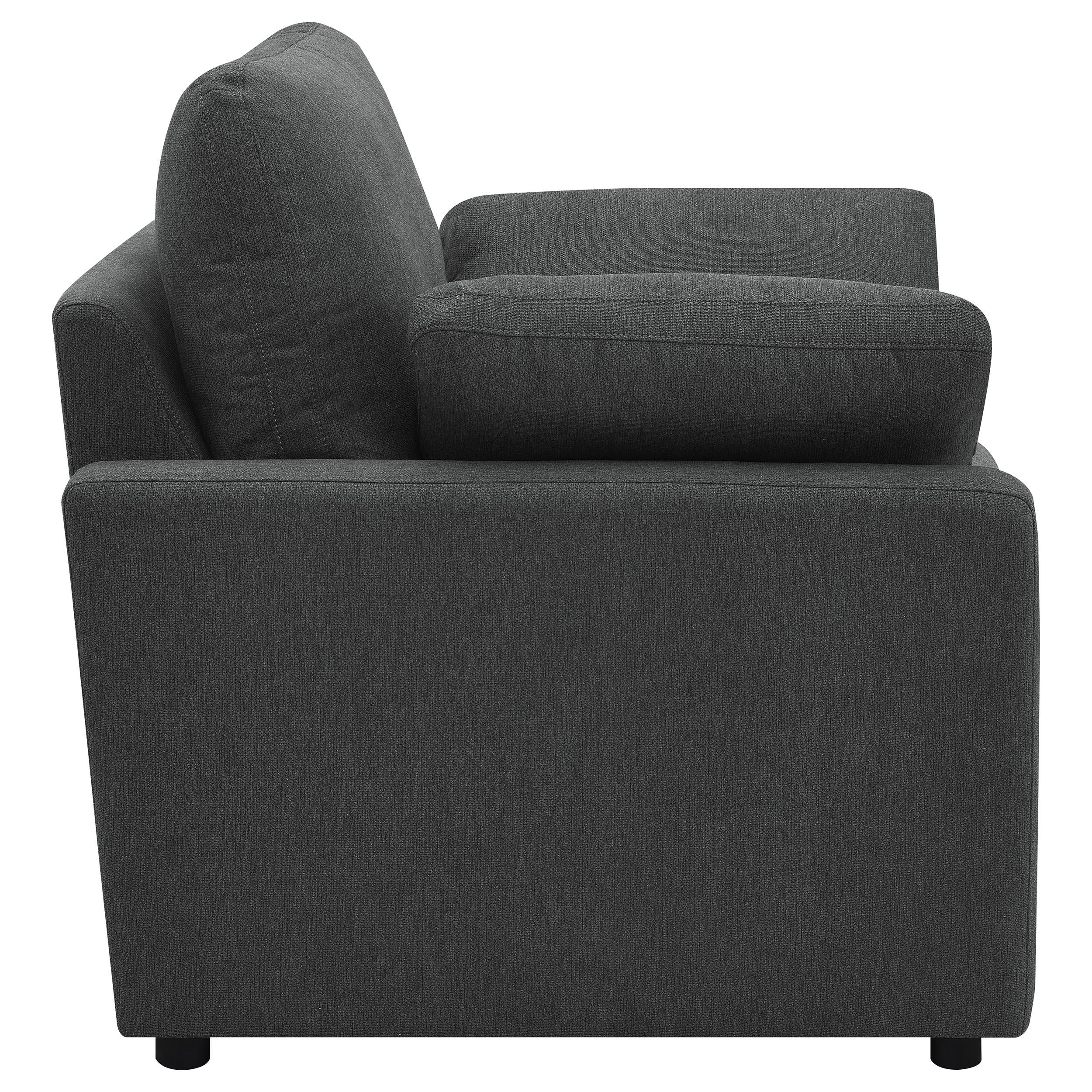 Collins Upholstered Power Recliner Chair Dark Grey - 609533P