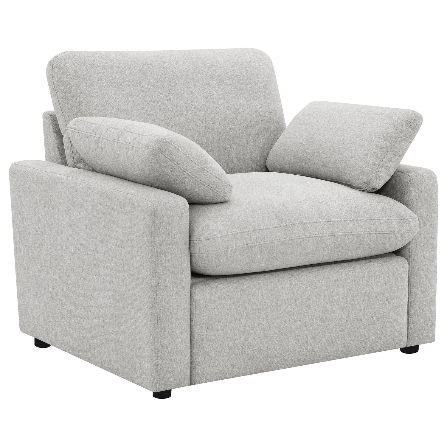 Collins Upholstered Power Recliner Chair Grey - 609563P