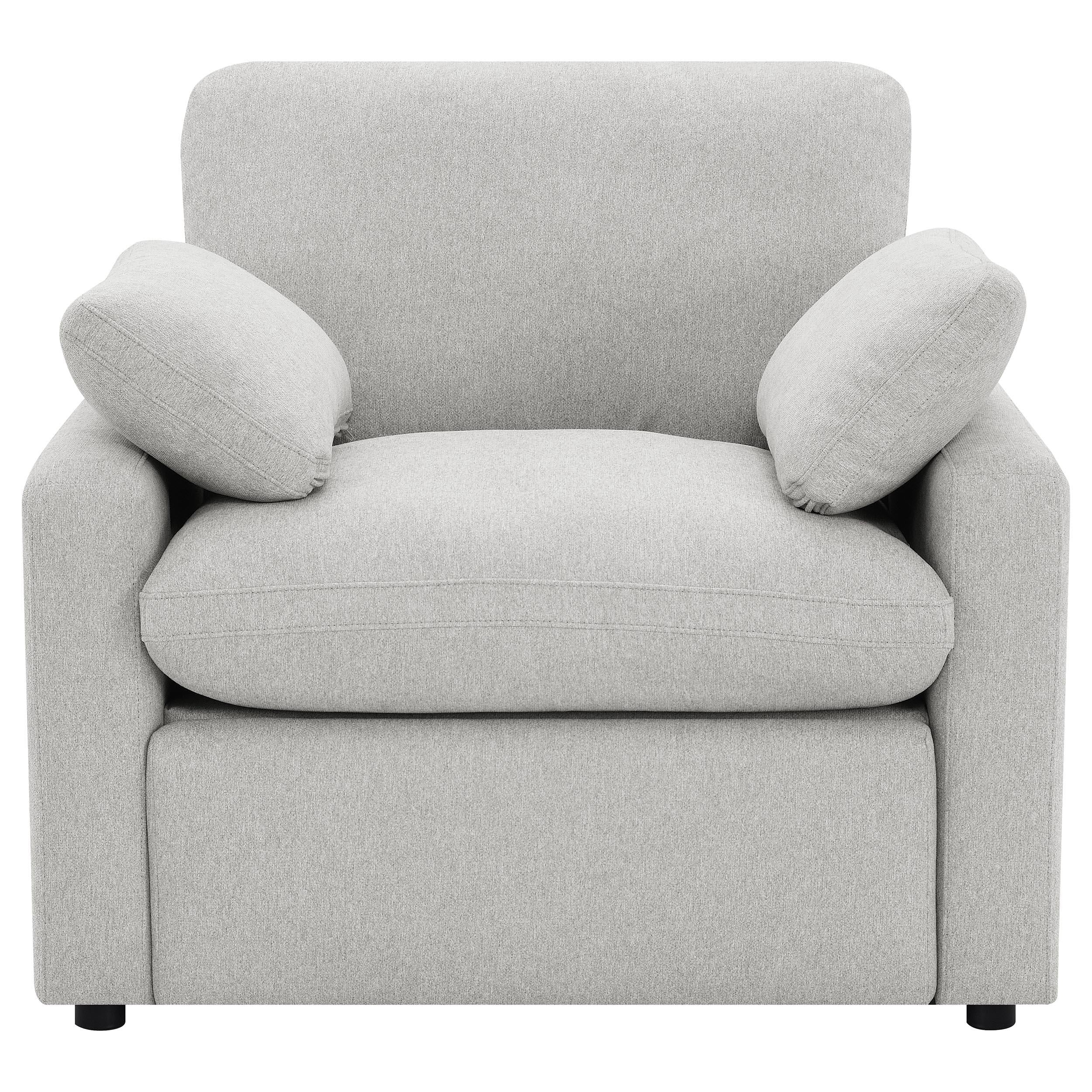 Collins Upholstered Power Recliner Chair Grey - 609563P