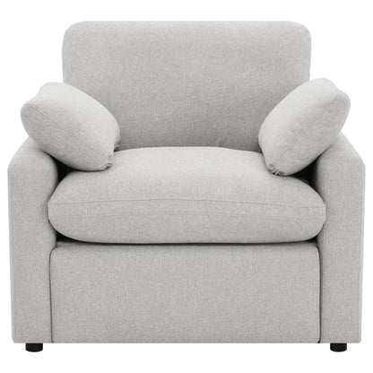 Collins Upholstered Power Recliner Chair Grey - 609563P