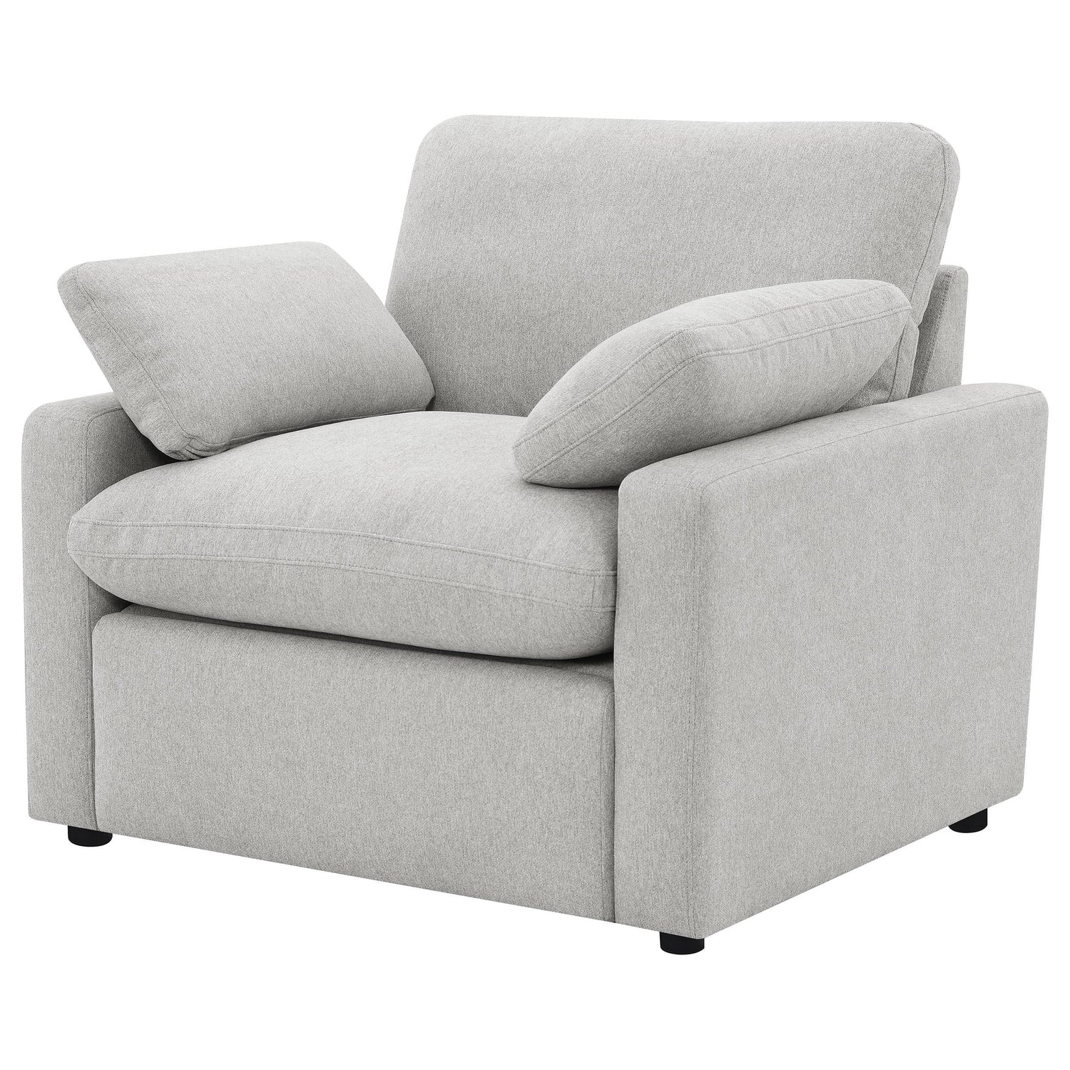 Collins Upholstered Power Recliner Chair Grey - 609563P