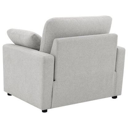 Collins Upholstered Power Recliner Chair Grey - 609563P