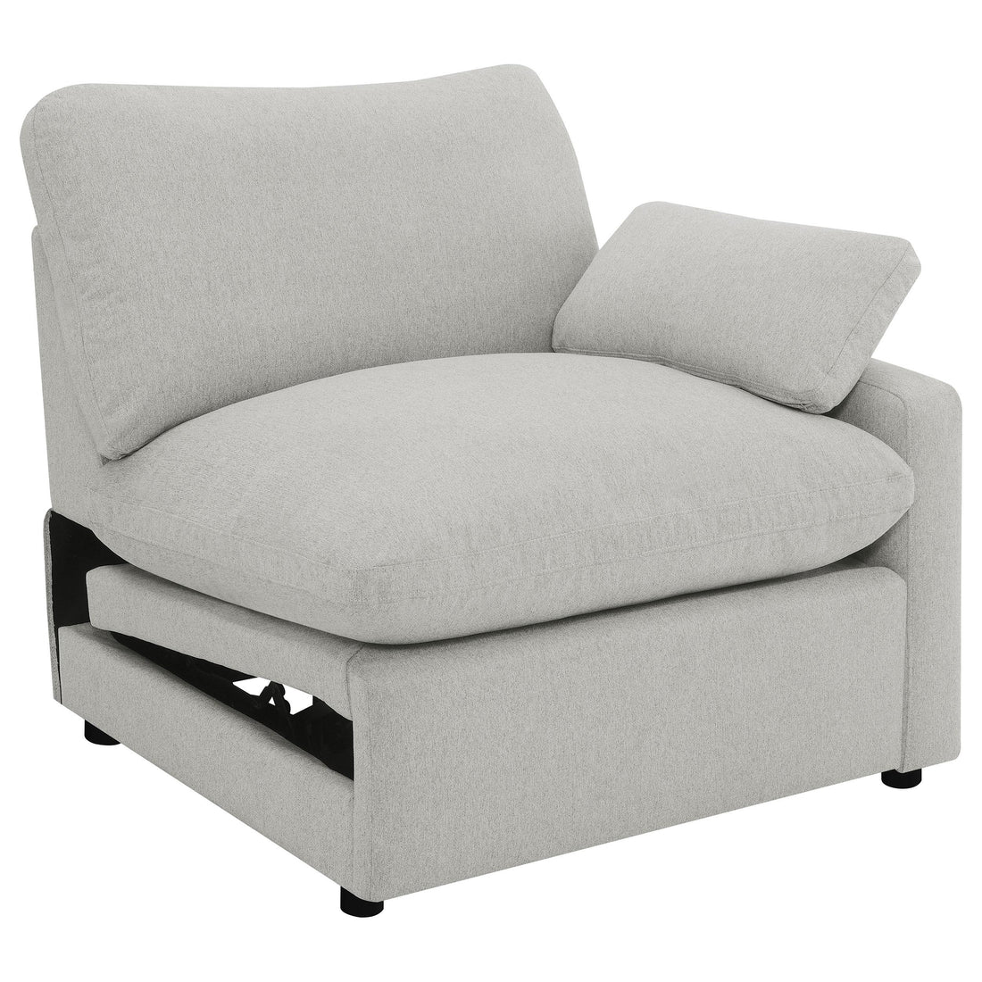 Collins Upholstered RAF Power Recliner Grey - 609560RRP