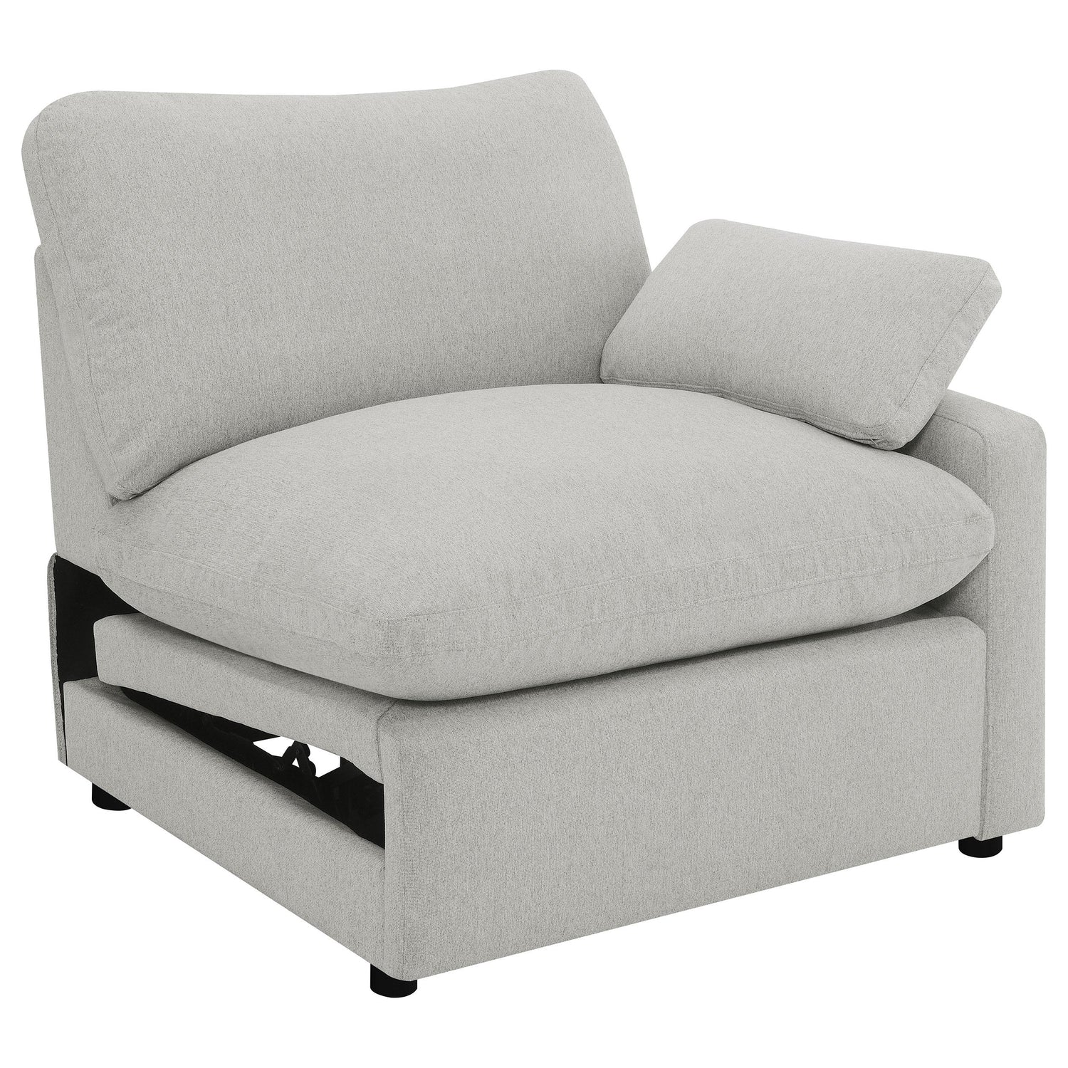 Collins Upholstered RAF Power Recliner Grey - 609560RRP