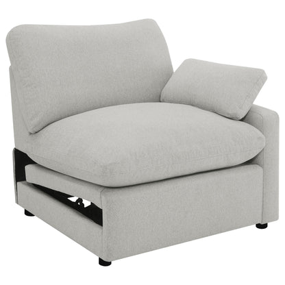 Collins Upholstered RAF Power Recliner Grey - 609560RRP