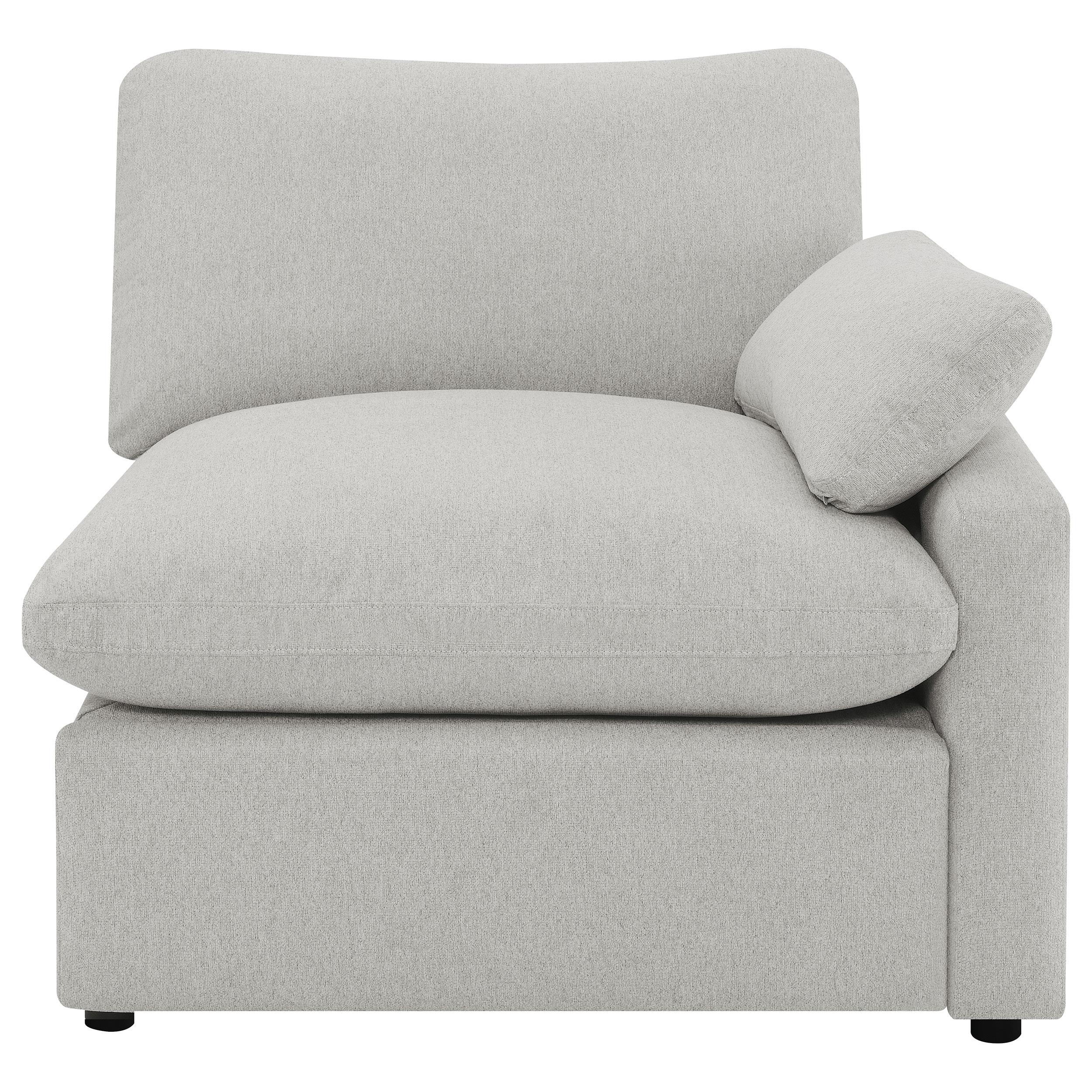 Collins Upholstered RAF Power Recliner Grey - 609560RRP