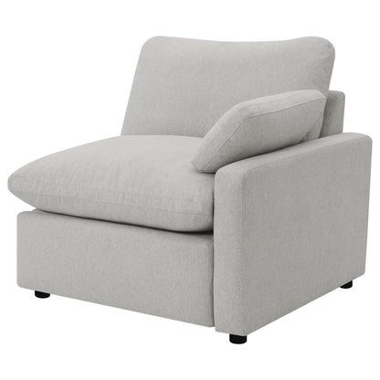 Collins Upholstered RAF Power Recliner Grey - 609560RRP