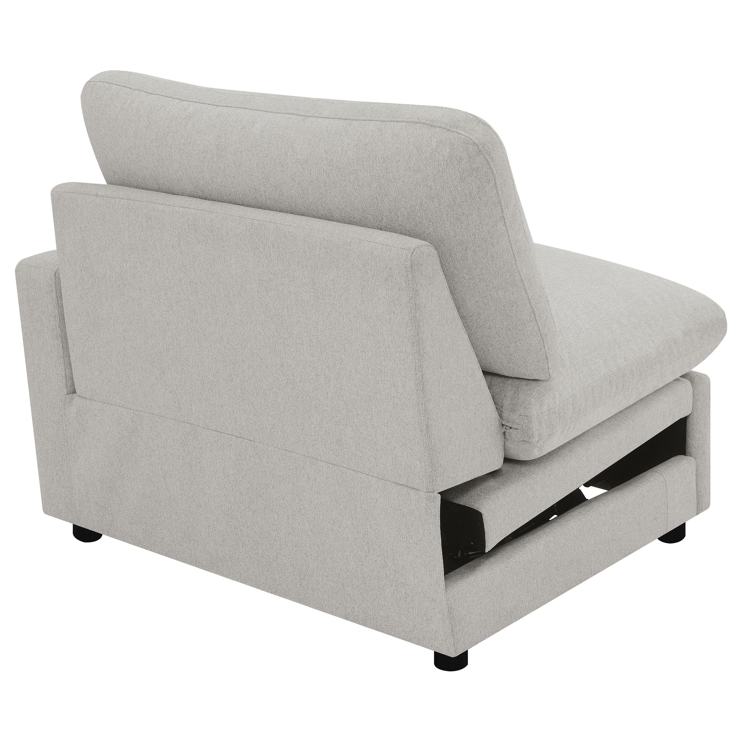 Collins Upholstered RAF Power Recliner Grey - 609560RRP