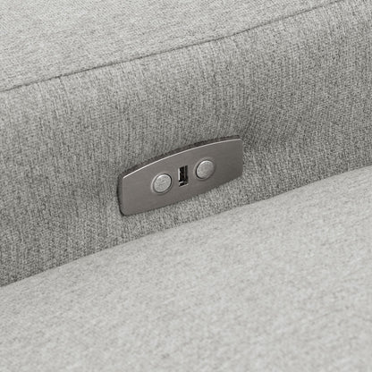 Collins Upholstered RAF Power Recliner Grey - 609560RRP