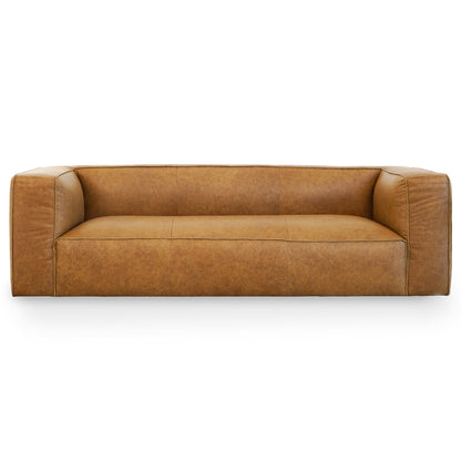 Colton Tan Leather Sofa - SOF00401401