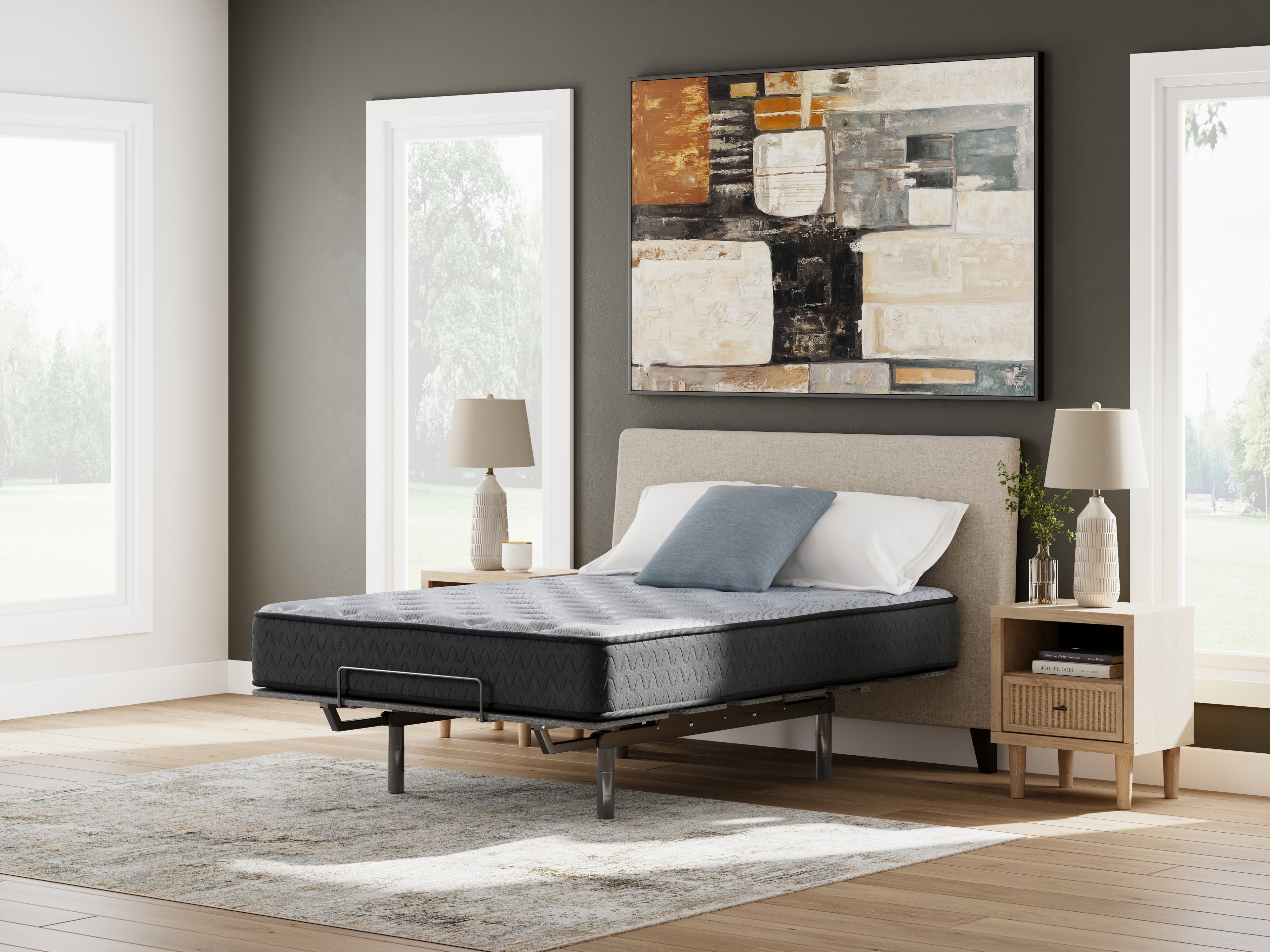 Comfort Plus Gray Full Mattress - M51821