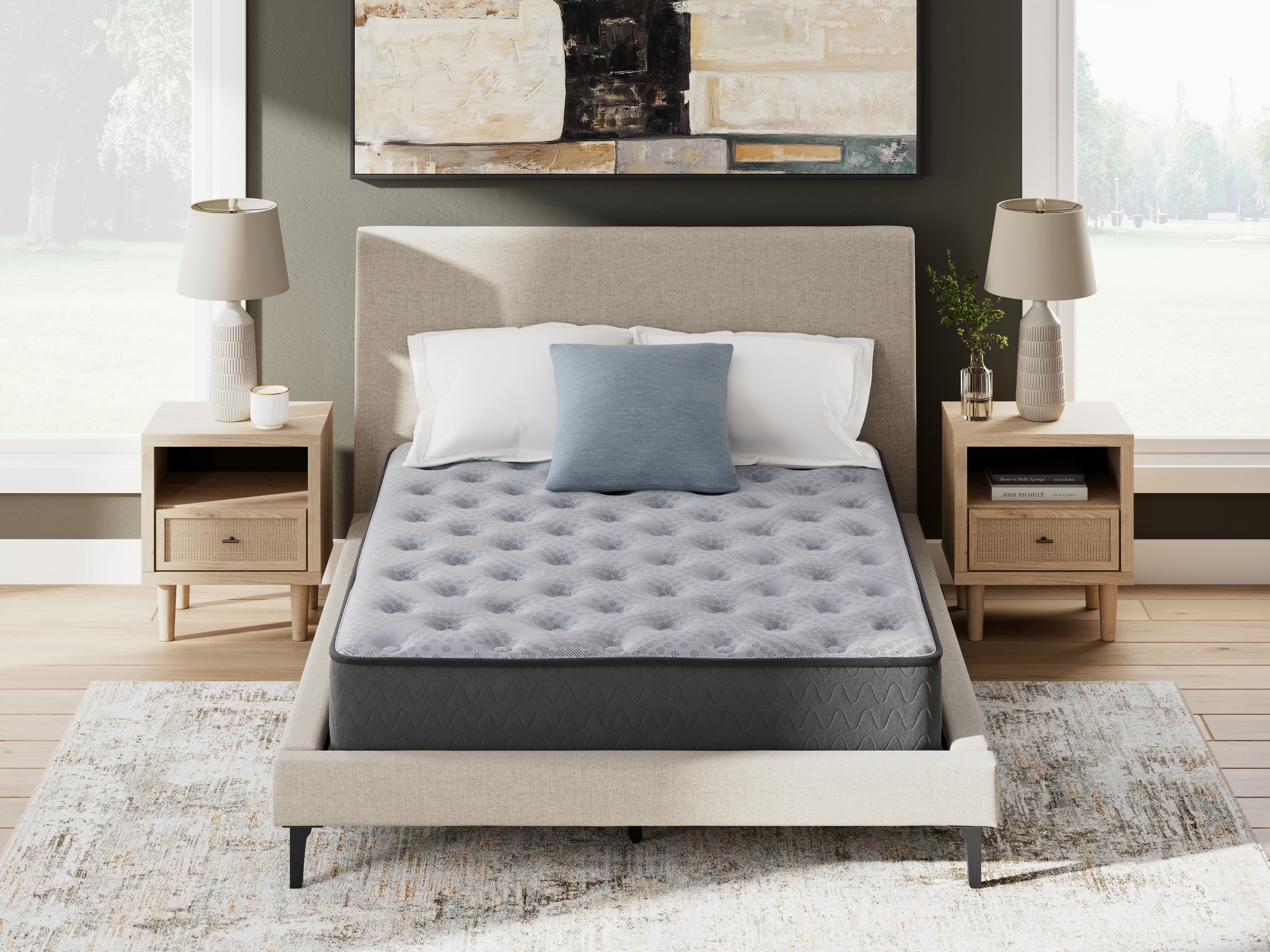 Comfort Plus Gray Full Mattress - M51821