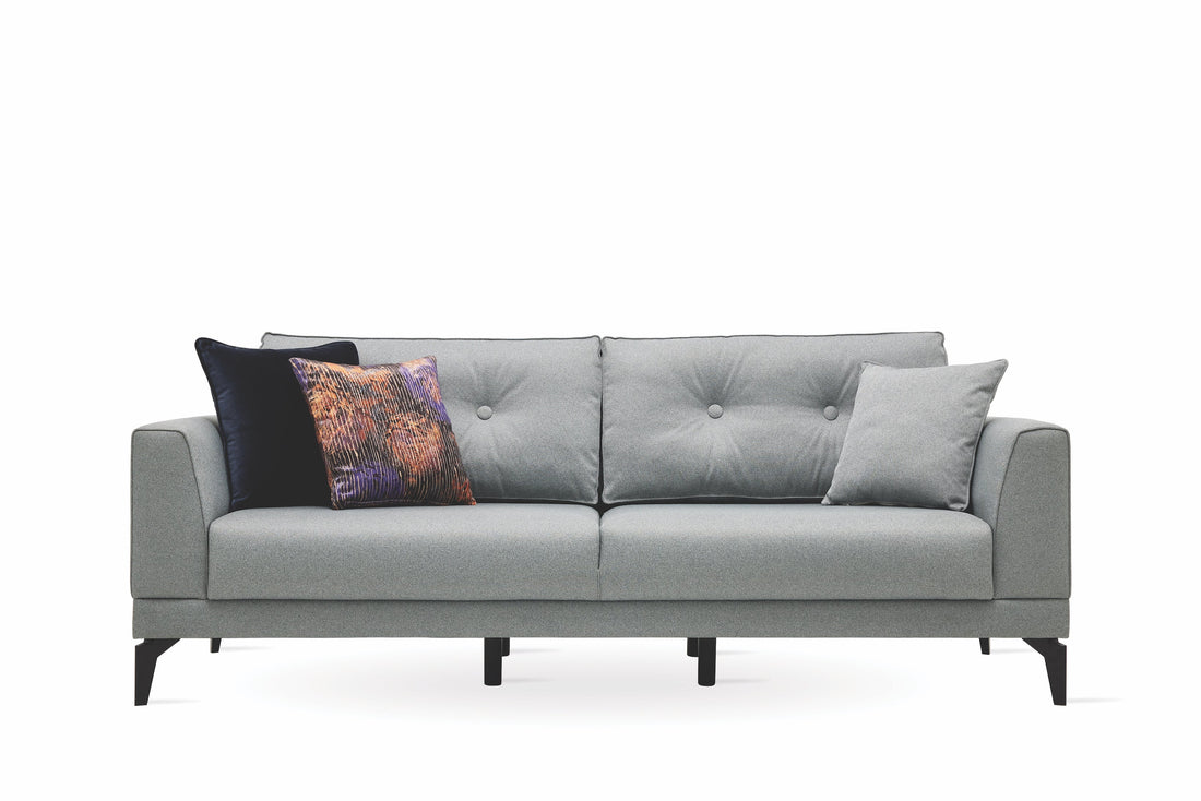 Cordell Light Gray 3-Seater Sofa Bed - CORDELL 03.302 .0515.5559.0057.0000.21.06