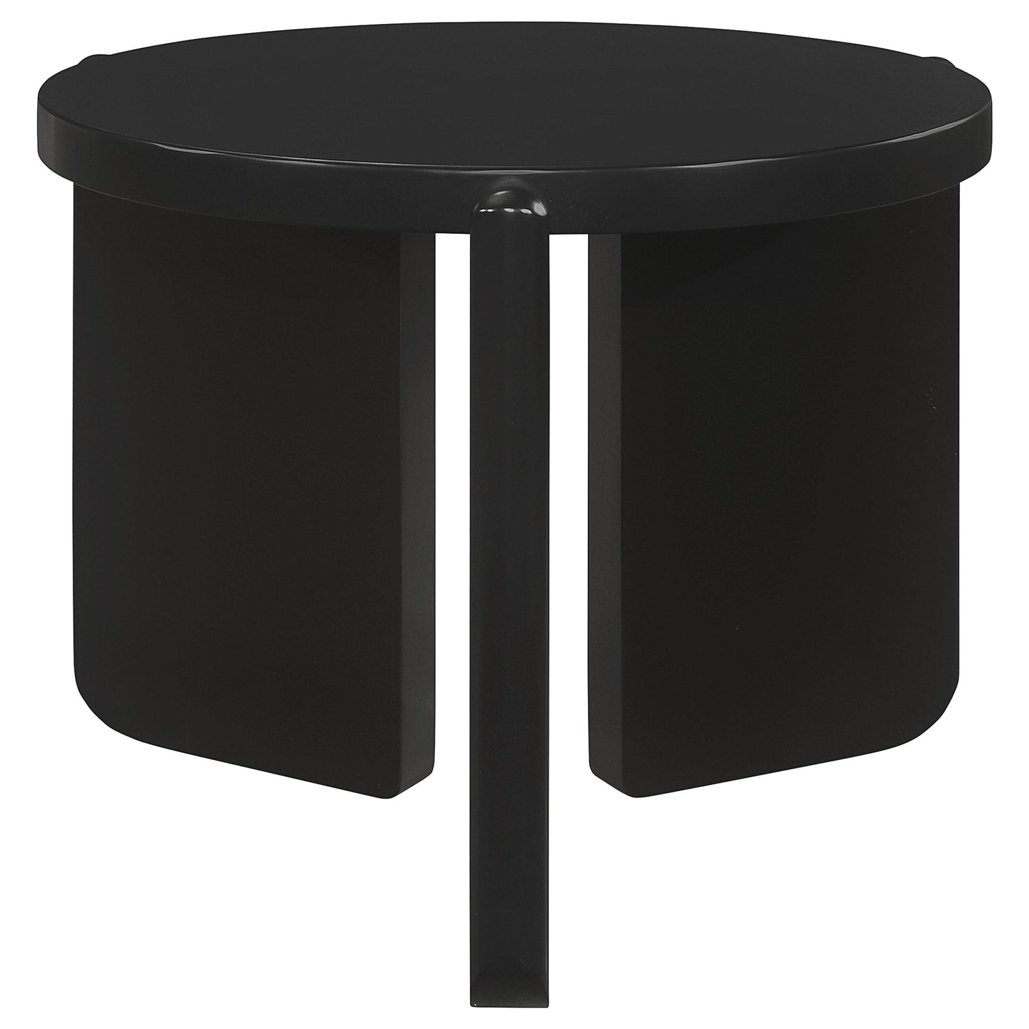 Cordova 2-piece Solid Wood Coffee and End Table Set Black - 709678-S2