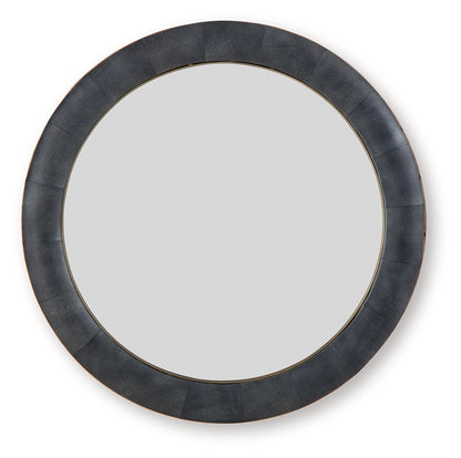 Corinsworth Charcoal/Brass Finish Accent Mirror - A8010456