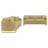 Corliss 2-piece Velvet Upholstered Sofa Set Camel - 508824-S2