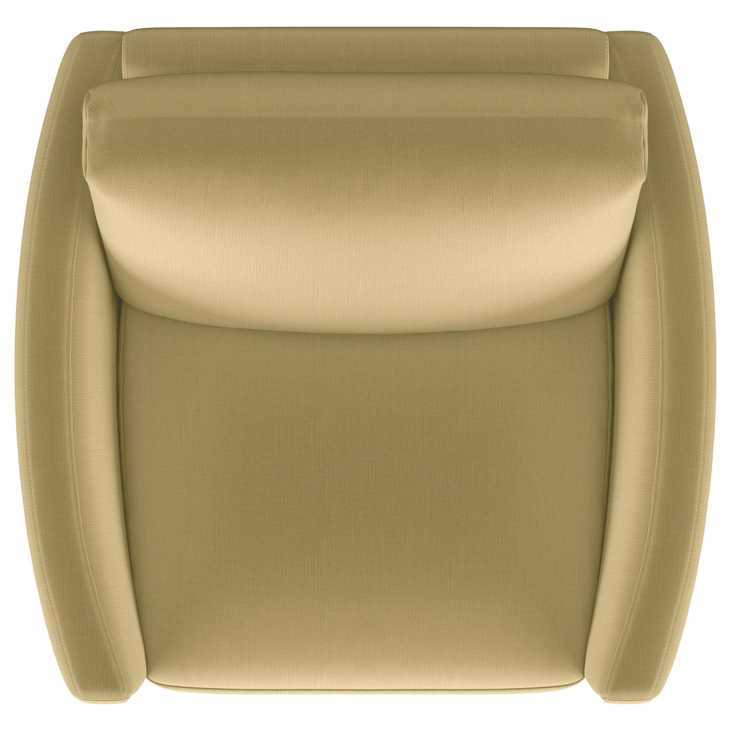 Corliss Velvet Upholstered Curved Track Arm Chair Camel - 508826