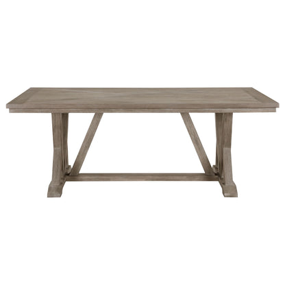 Cornelia Rectangular Wood Dining Table Coastal Grey - 107441