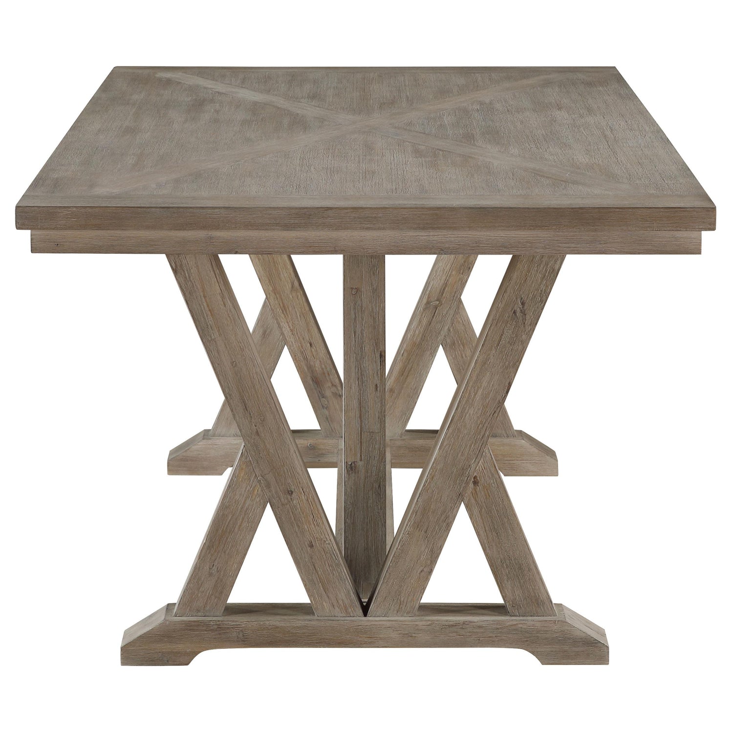 Cornelia Rectangular Wood Dining Table Coastal Grey - 107441