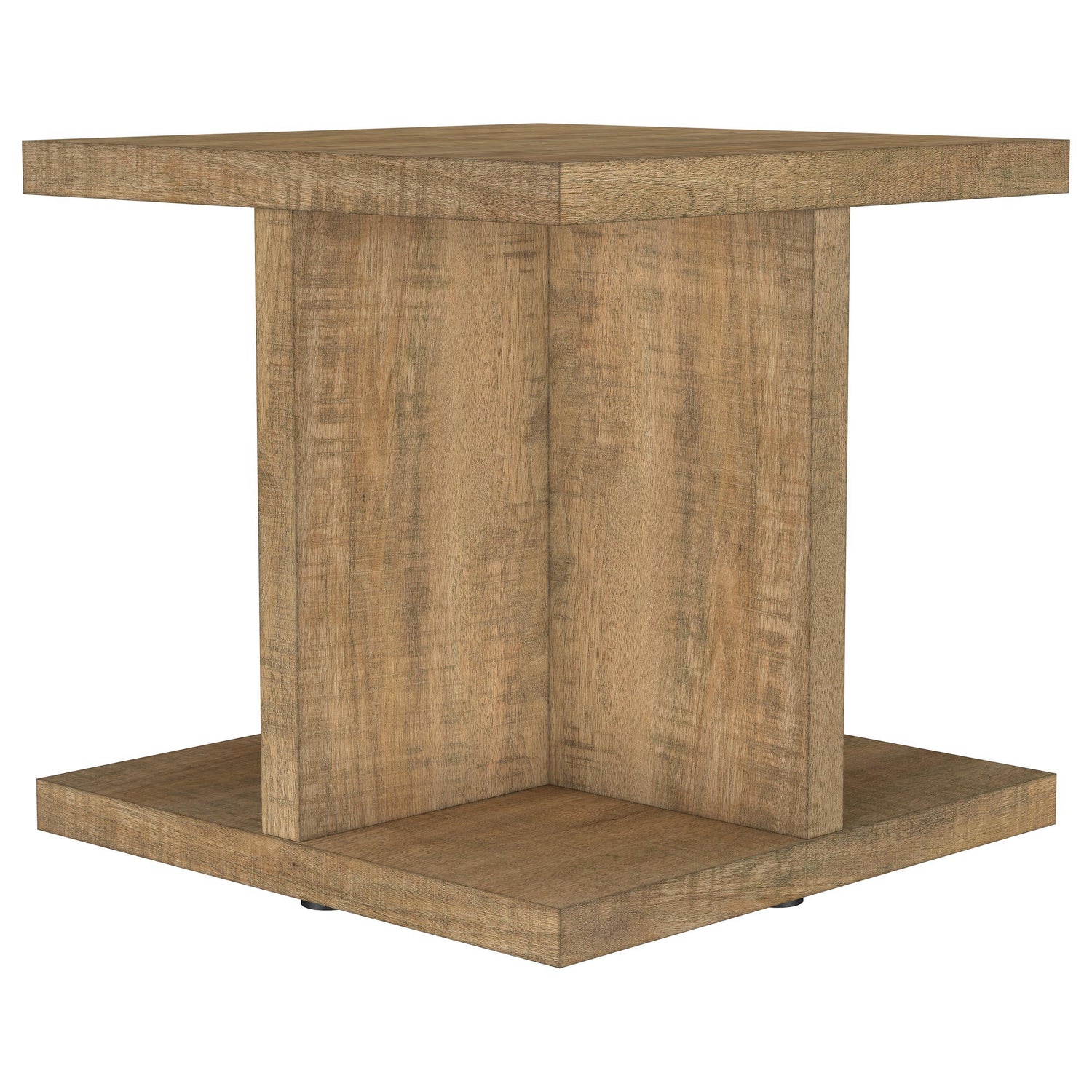 Cortona Square Engineered Wood End Side Table Mango - 706177
