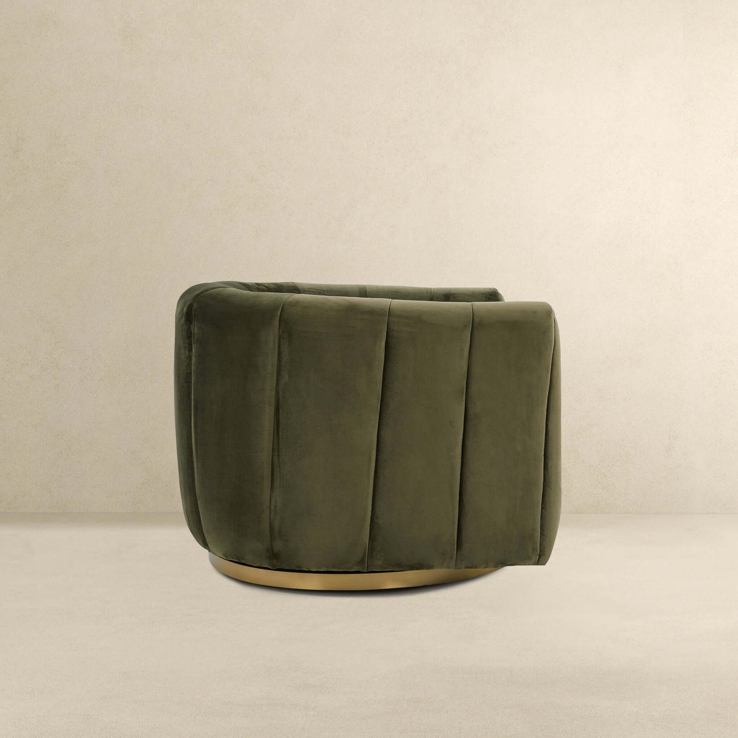 Cosey Green Velvet Swivel Chair - SCH03500101
