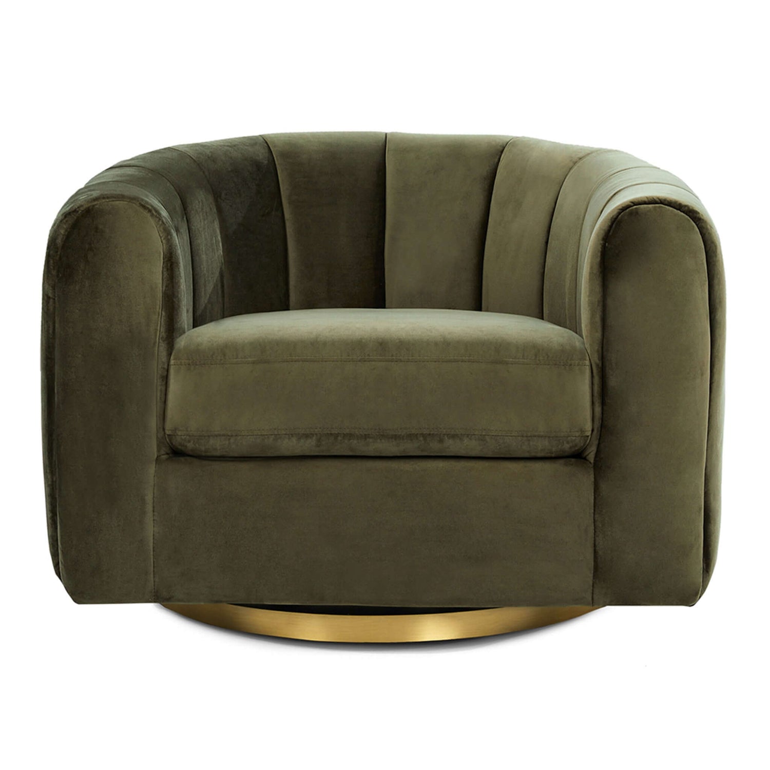 Cosey Green Velvet Swivel Chair - SCH03500101