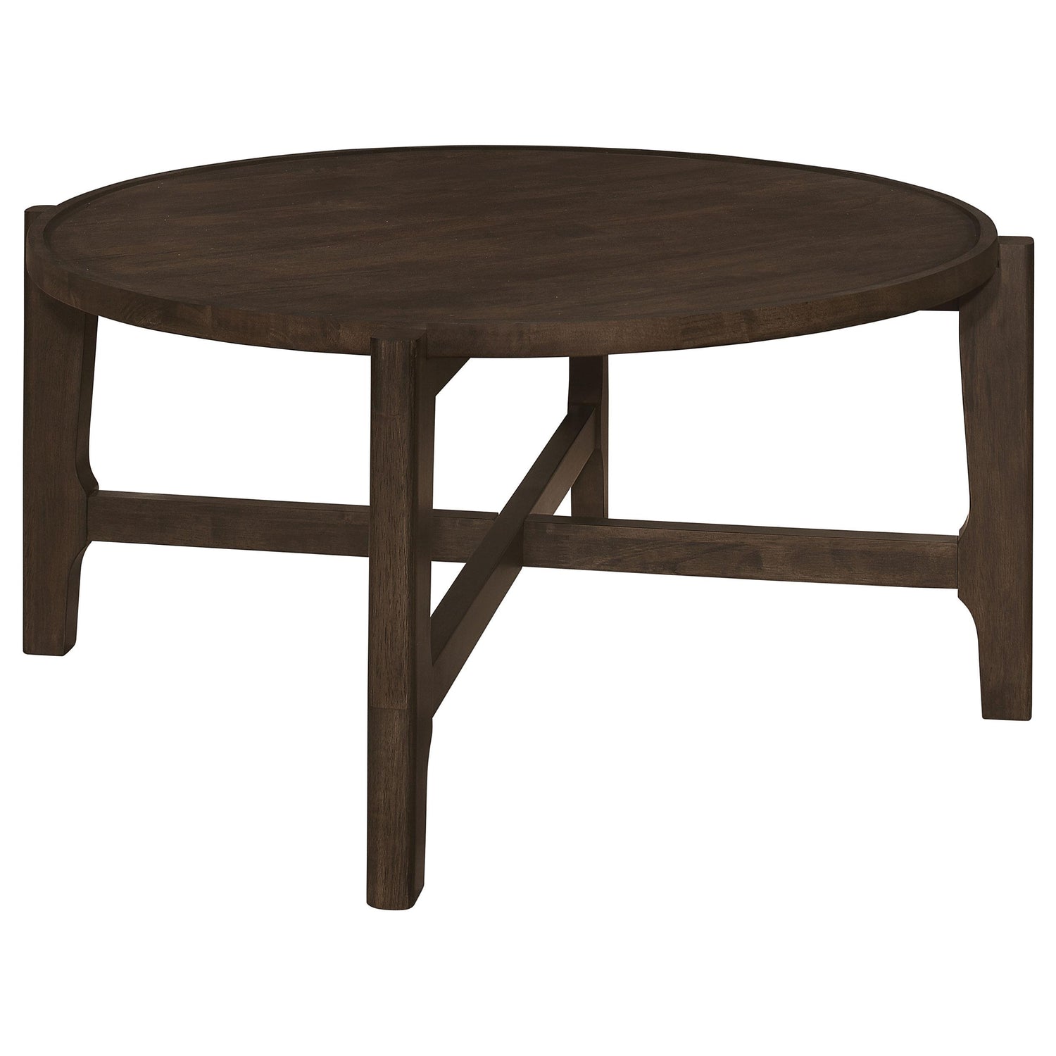 Cota 3-piece Solid Wood Coffee and End Table Set Dark Brown - 708288-S3