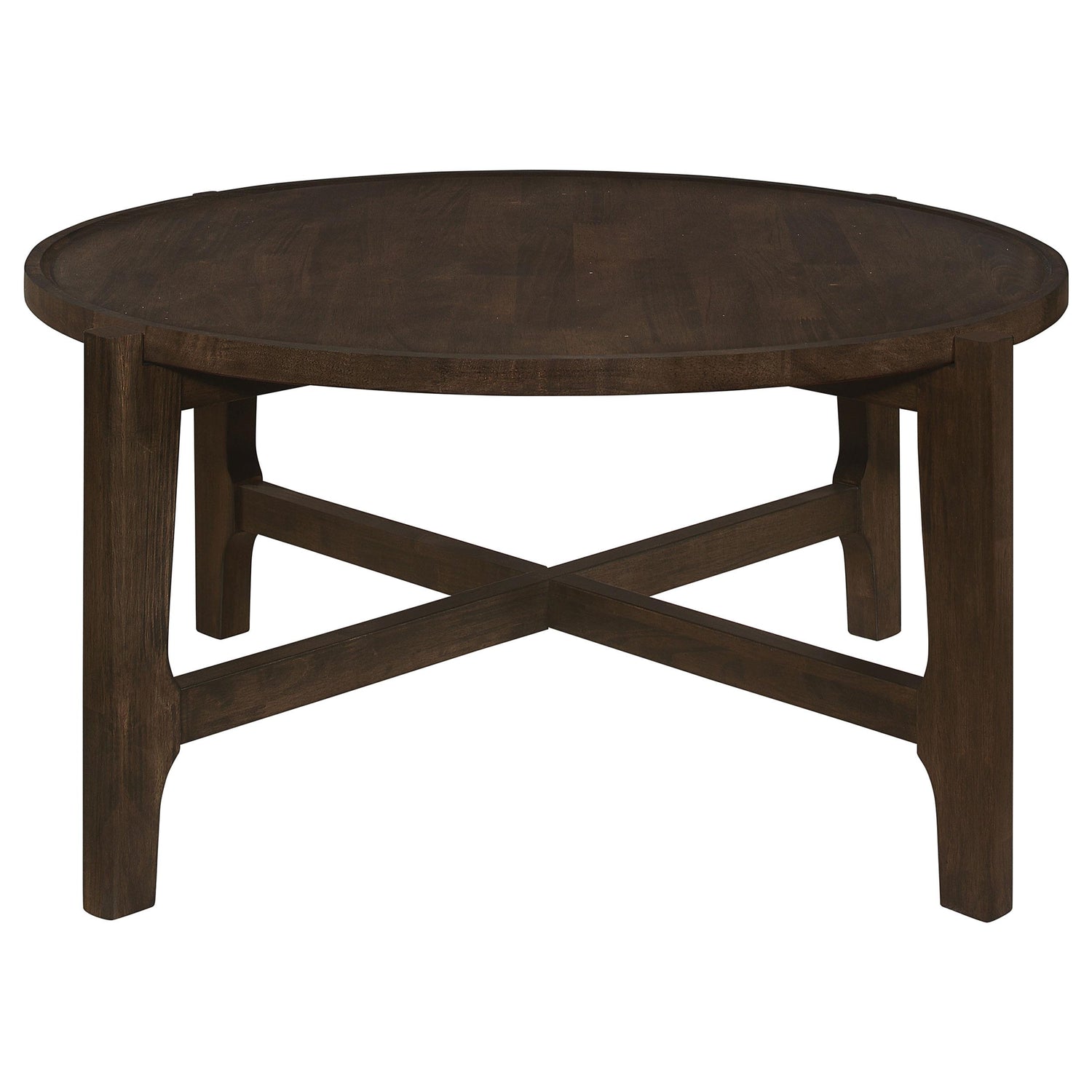 Cota 3-piece Solid Wood Coffee and End Table Set Dark Brown - 708288-S3