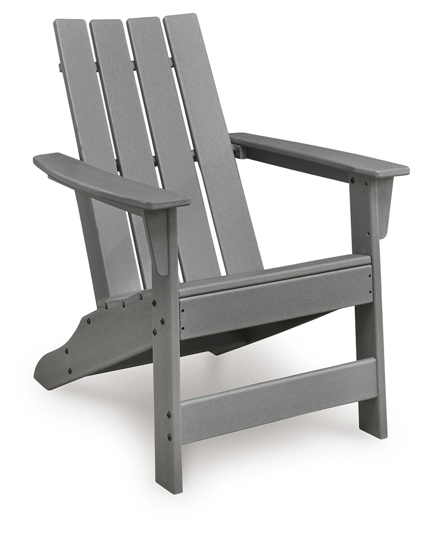 Cove Beach Gray Adirondack Chair - PCP803-898