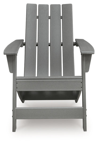 Cove Beach Gray Adirondack Chair - PCP803-898