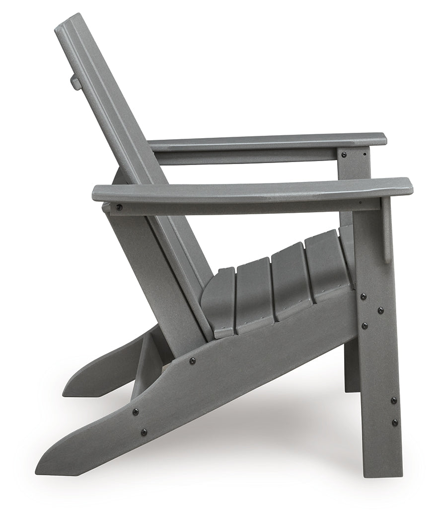 Cove Beach Gray Adirondack Chair - PCP803-898