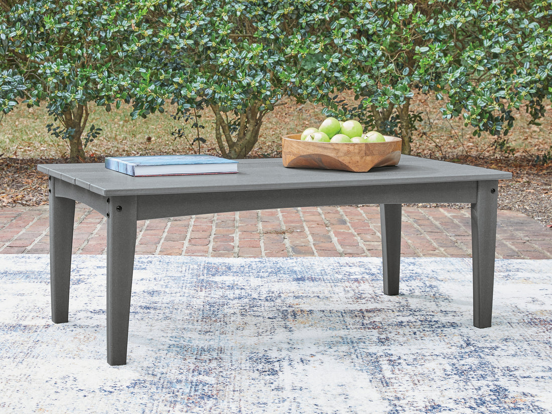 Cove Beach Gray Outdoor Coffee Table - PCP803-701