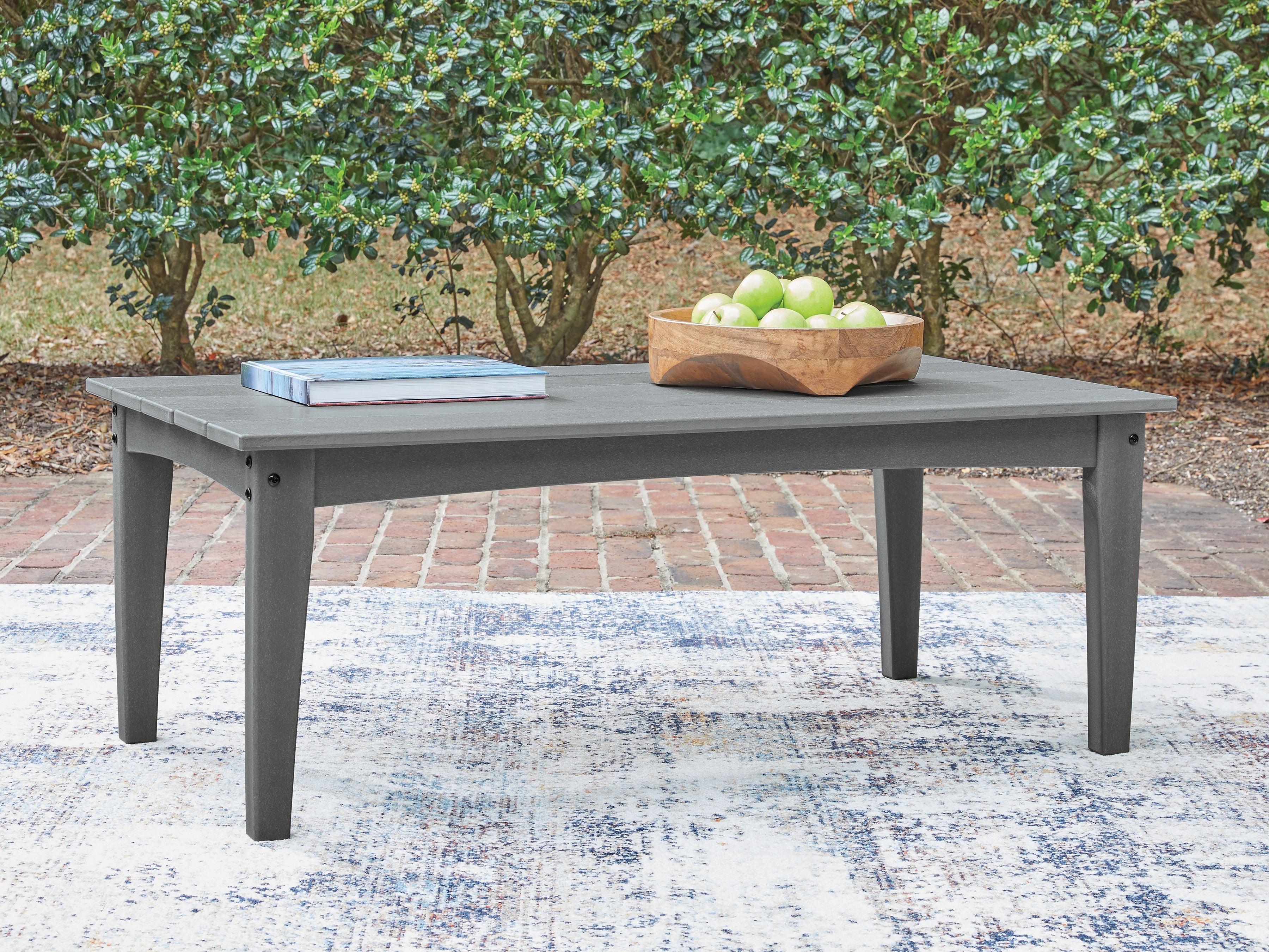 Cove Beach Gray Outdoor Coffee Table - PCP803-701