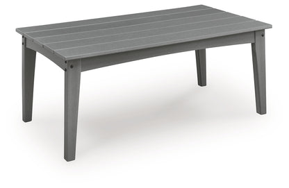 Cove Beach Gray Outdoor Coffee Table - PCP803-701