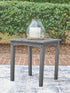 Cove Beach Gray Outdoor End Table - PCP803-702