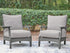 Cove Beach Gray Outdoor Lounge Chair with Cushion - PCP803-820