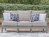 Cove Beach Gray Outdoor Sofa with Cushion - PCP803-838