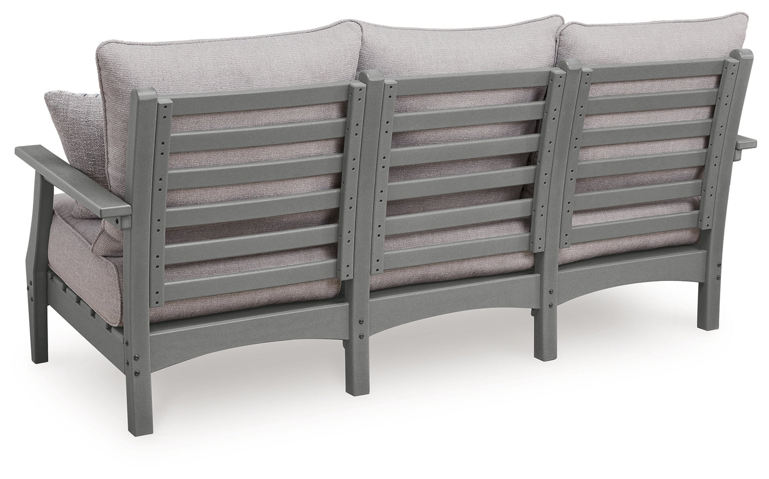 Cove Beach Gray Outdoor Sofa with Cushion - PCP803-838