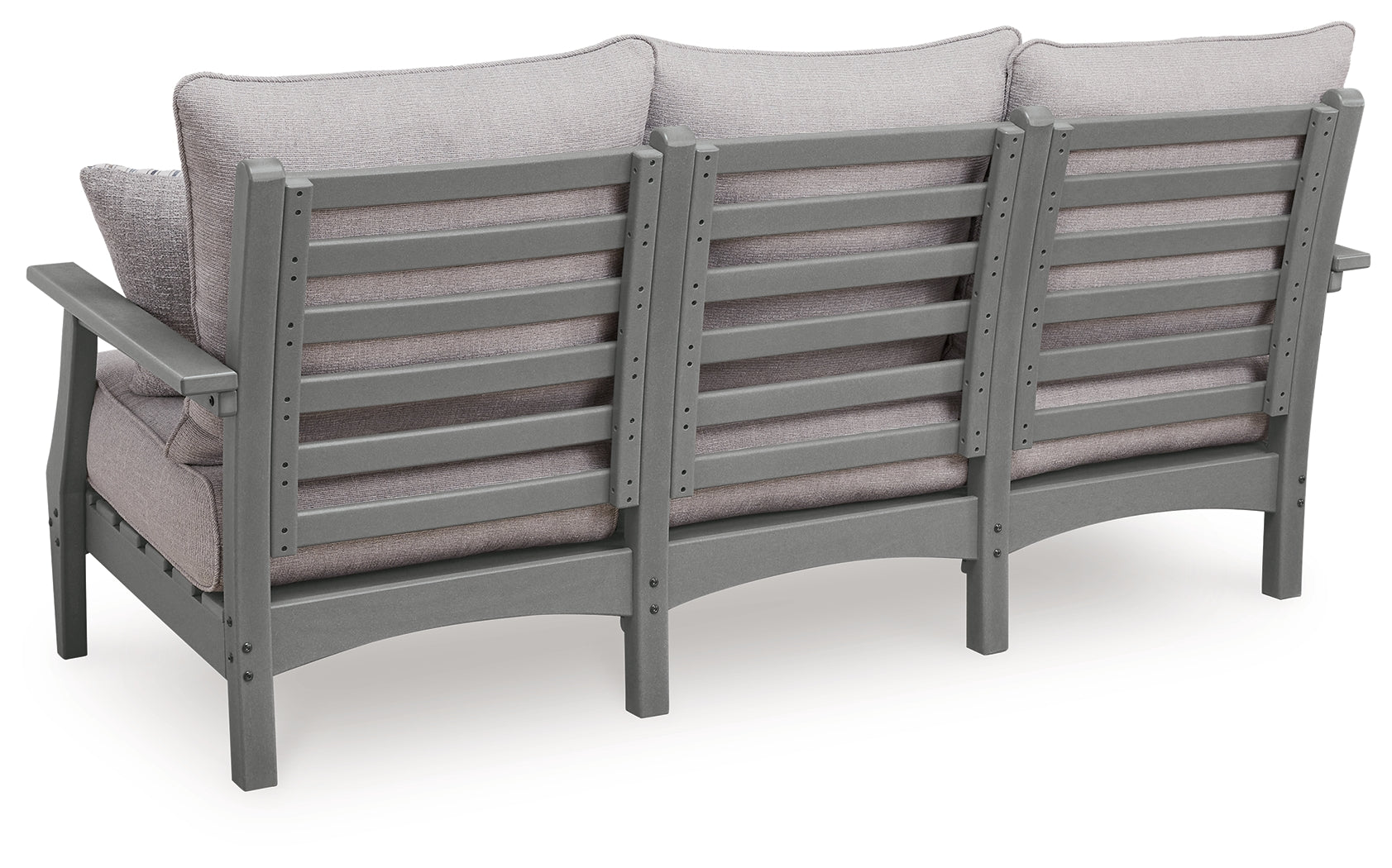 Cove Beach Gray Outdoor Sofa with Cushion - PCP803-838