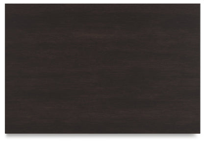 Covetown California King Panel Bed with 2 Nightstands in Dark Brown from Ashley - Luna Furniture