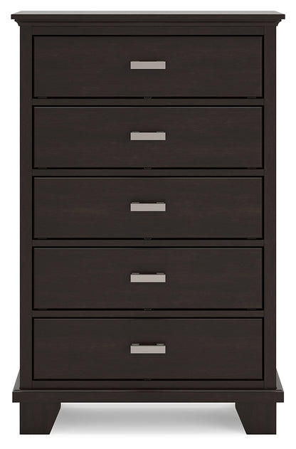 Covetown Full Panel Bed, Chest and Nightstand - B441B16