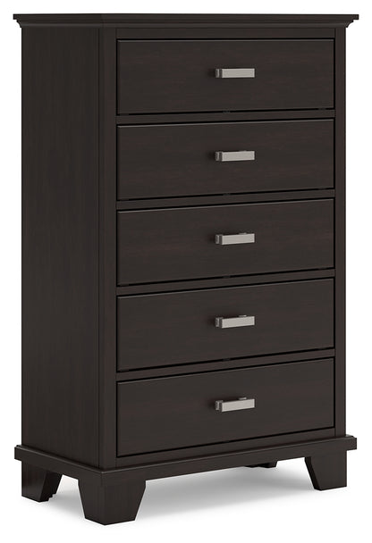 Covetown Full Panel Bed, Chest and Nightstand - B441B16