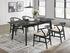 Crestmont 5-piece Extension Leaf Dining Table Set Black - 121251-S5